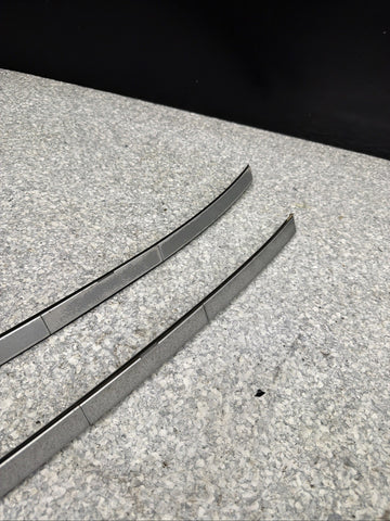 BMW E46 325 330 M3 Roof Rails Moldings Trims Pair Coupe OEM