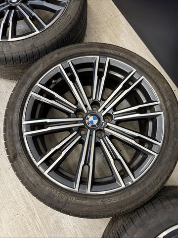 19-24 OEM BMW G20 330 M340 18” Rims Wheels 18x7.5 ET25 Double Spoke Style 790M