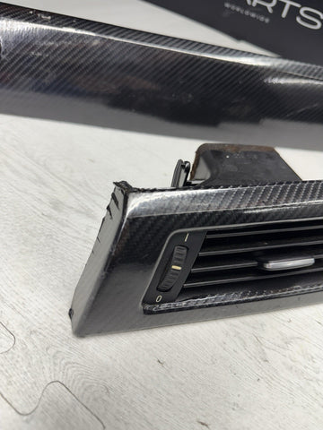 07-13 BMW E90 E92 E93 335 M3 Carbon Fiber Style Wrap Interior Trim Dash Panels