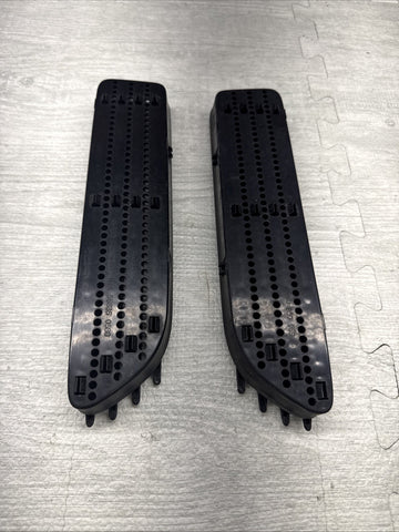 01-06 BMW E46 M3 BLACK Right Left Fender Vents Grilles Grills Trims NO EMBLEMS