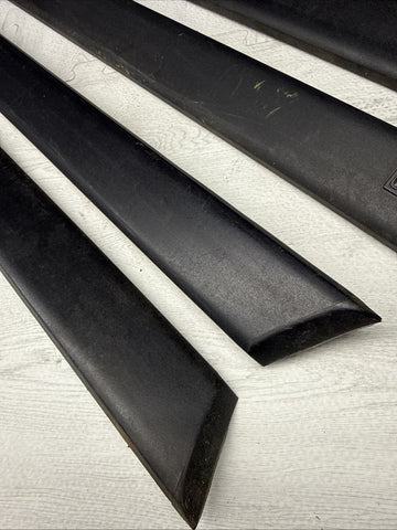 BMW E36 M3 Sedan 1992-1998 Black Door Mouldings Trims Set OEM