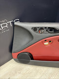 01-06 BMW E46 M3 FRONT RIGHT PASSENGER SIDE DOOR PANEL CARD IMOLA RED OEM