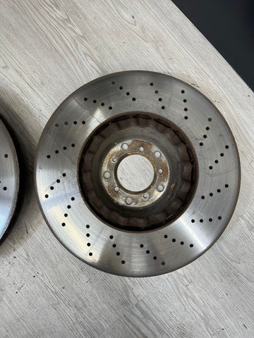 OEM 06-10 BMW E60 E63 E64 M5 M6 FRONT BRAKES DISCS ROTORS