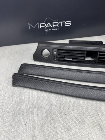 08-13 BMW E92 E93 M3 Interior Trim Set Carbon Leather OEM Genuine *Notes*