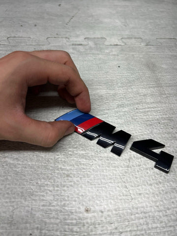 15-20 BMW F82 F83 M4 Coupe Convertible Trunk EMBLEM LOGO BADGE OEM BLACK