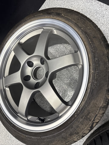 17x8.5 17x10.5 VOLK RACING TE37 WHEELS RIMS HONDA CIVIC EG EK S2000
