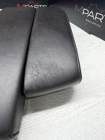 08-13 BMW E90 E92 E93 M3 Armrest Black Leather OEM *Fading*