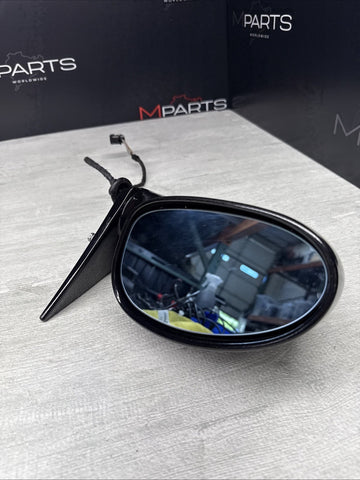 01-06 BMW E46 M3 Left Driver Side View Mirror Jet Black
