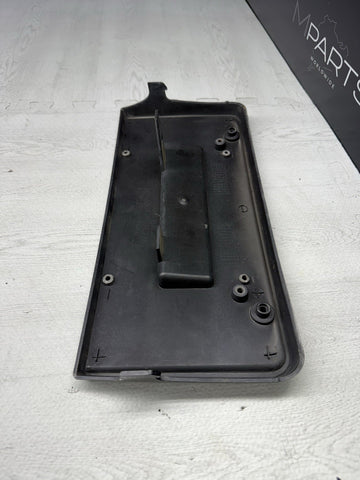 BMW E46 M3 01-06 Front License Plate Cover Base Bracket 51112694726 Jet Black