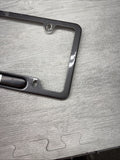 M GENUINE BMW OEM LICENSE PLATE FRAME BRACKET MOUNT HOLDER REAL CARBON STYLE