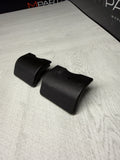 BMW E46 Rear Seat Belt Anchor Caps Covers Black OEM 99-06 323 325 328 330 M3