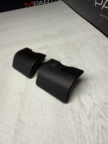 BMW E46 Rear Seat Belt Anchor Caps Covers Black OEM 99-06 323 325 328 330 M3