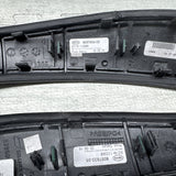 BMW F80 F82 F83 M3 M4 15-20 PAIR DOOR PANEL PULL HANDLES LEATHER BLACK SET OEM