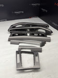 01-06 BMW E46 M3 Convertible Interior Armrests Trim Set Titan Shadow *Notes*