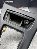 08-13 BMW E93 M3 OEM Front Center Console Cover Leather Manual Cic