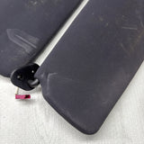 BMW E46 M3 01-06 Coupe Set Left Right Sun Visor Shade Black Pair OEM *Notes*