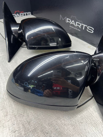 2006-2008 BMW E63 E64 M6 Door Mirrors Set Sapphire Black
