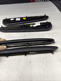 01-06 BMW OEM E46 M3 Coupe Trim Armrest Pads Set Black 8238622
