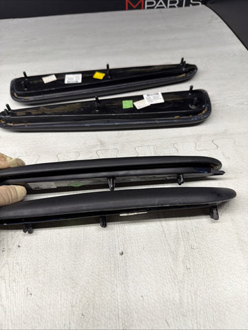01-06 BMW OEM E46 M3 Coupe Trim Armrest Pads Set Black 8238622