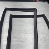 01-06 BMW E46 M3 Rear Vent Quarter Glass Window Seal Gasket Weatherstrip Set OEM