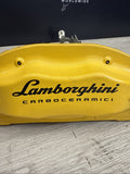 Lamborghini Huracan, LP580, LH, Rear Brake Caliper Yellow P/N 4T0615405AH