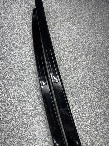 GENUINE 15-20 BMW F82 M4 COUPE ROOF MOLDINGS RACK TRIMS BLACK 7285925