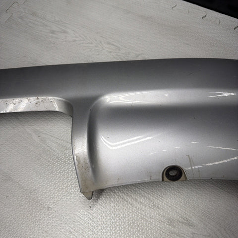 01-06 BMW E46 M3 Rear Bumper Lower Lip Diffuser Trim Panel OEM Titan Silver