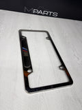 LICENSE PLATE FRAME BRACKET MOUNT HOLDER CHROME OEM BMW