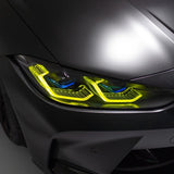 Autotecknic Yellow Angel Eyes DRL LED Modules BMW 21-24 G80 M3 G82 G83 M4 Laser