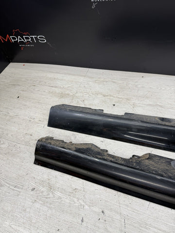 01-06 BMW E46 M3 Rocker Panel Side Skirts OEM Jet Black