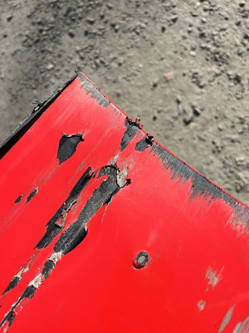 2010-2015 Ferrari 458 Right Rocker Panel Side Skirt Nero Daytona *Damage*