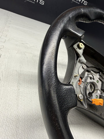 95-99 BMW E36 M3 Steering Wheel Black 4 Spoke