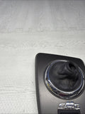 01-06 BMW E46 M3 Center Dome SMG Shift Plate Titan Shadow Grey