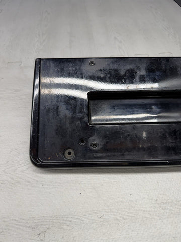 BMW E46 M3 01-06 Front License Plate Cover Base Bracket 51112694726 Jet Black