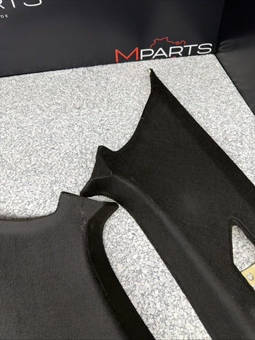 01-06 BMW E46 330CI M3 Coupe Rear C Pillars Trims Panels Black Pair OEM *Notes*