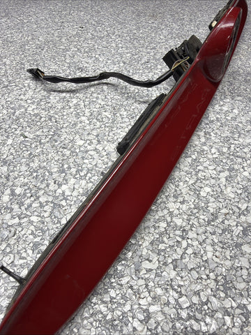01-06 BMW E46 M3 Convertible Trunk Lid Grip Key Deck Handle Imola Red *Crack*