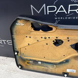 96-02 BMW Z3M Front Left Driver Door Card Panel Cover Trim Leather Black