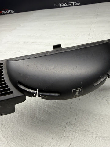 01-06 BMW E46 CONVERTIBLE REAR SEAT ROLLOVER BAR TRIM COVER 8204279 OEM BLACK