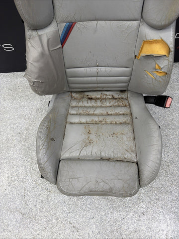 95-99 BWM E36 M3 Passenger Vader Sport Seat Frame Shell Backing OEM Gray