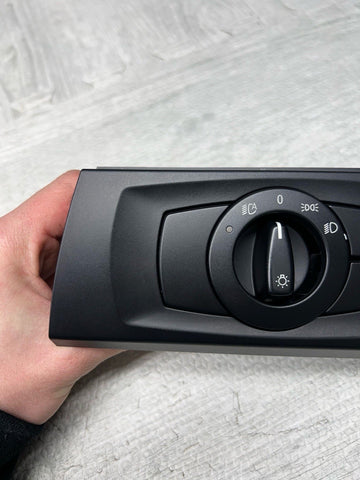 06-09 BMW E90 E92 E93 M3 Headlight Switch Light Control Module Automatic Black