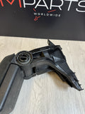 01-06 BMW E46 M3 Center Console Armrest Arm Rest Black Leather