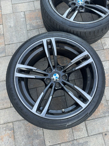 OEM Genuine BMW F80 F82 F83 M3 M4 Rim Wheel Double Spoke 437M 9JX19 10JX19 SET