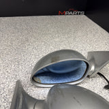 01-06 BMW E46 M3 Side View Door Mirrors Pair Titan Silver *Notes*