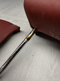 2001-2006 BMW E46 M3 Convertible Imola Red Rear Headrests Head Rests Pair OEM