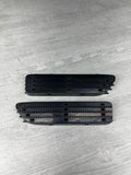 01-06 BMW E46 M3 Left Right Fender Vent Grilles Grills Trims Matte Black