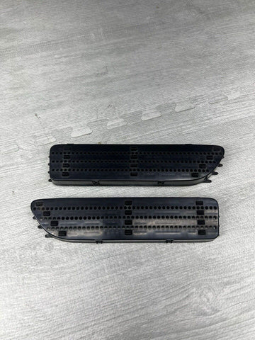 01-06 BMW E46 M3 Left Right Fender Vent Grilles Grills Trims Matte Black