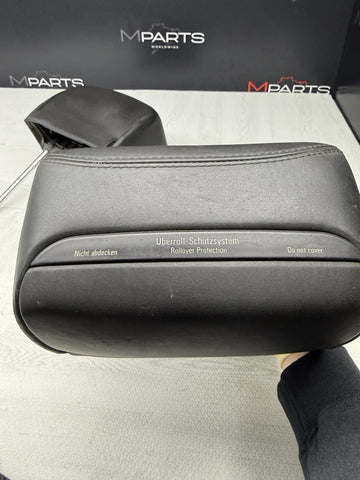 2001-2006 BMW E46 M3 Convertible Black Rear Headrests Head Rests Pair