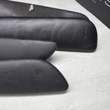 01-06 BMW E46 M3 Convertible Door Upper Arm Rest Armrest Pads Black *Notes*