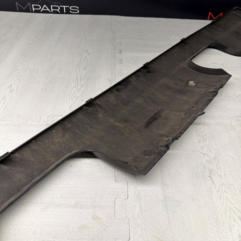 01-06 BMW E46 M3 Rear Bumper Lower Lip Diffuser Trim Panel OEM Jet Black
