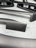 01-06 BMW E46 M3 Convertible Interior Armrests Trim Set Titan Shadow Grey